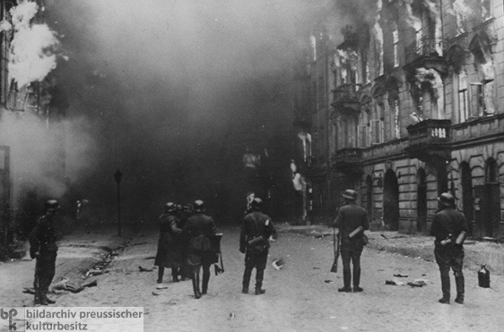 Suppression of the Warsaw Ghetto Uprising (April 22, 1943)